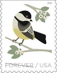2018 Birds in Winter  Forever First Class Postage Stamps