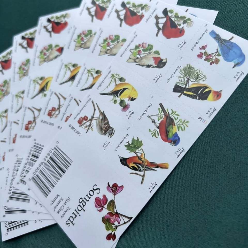2014 Songbirds Forever First Class Postage Stamps