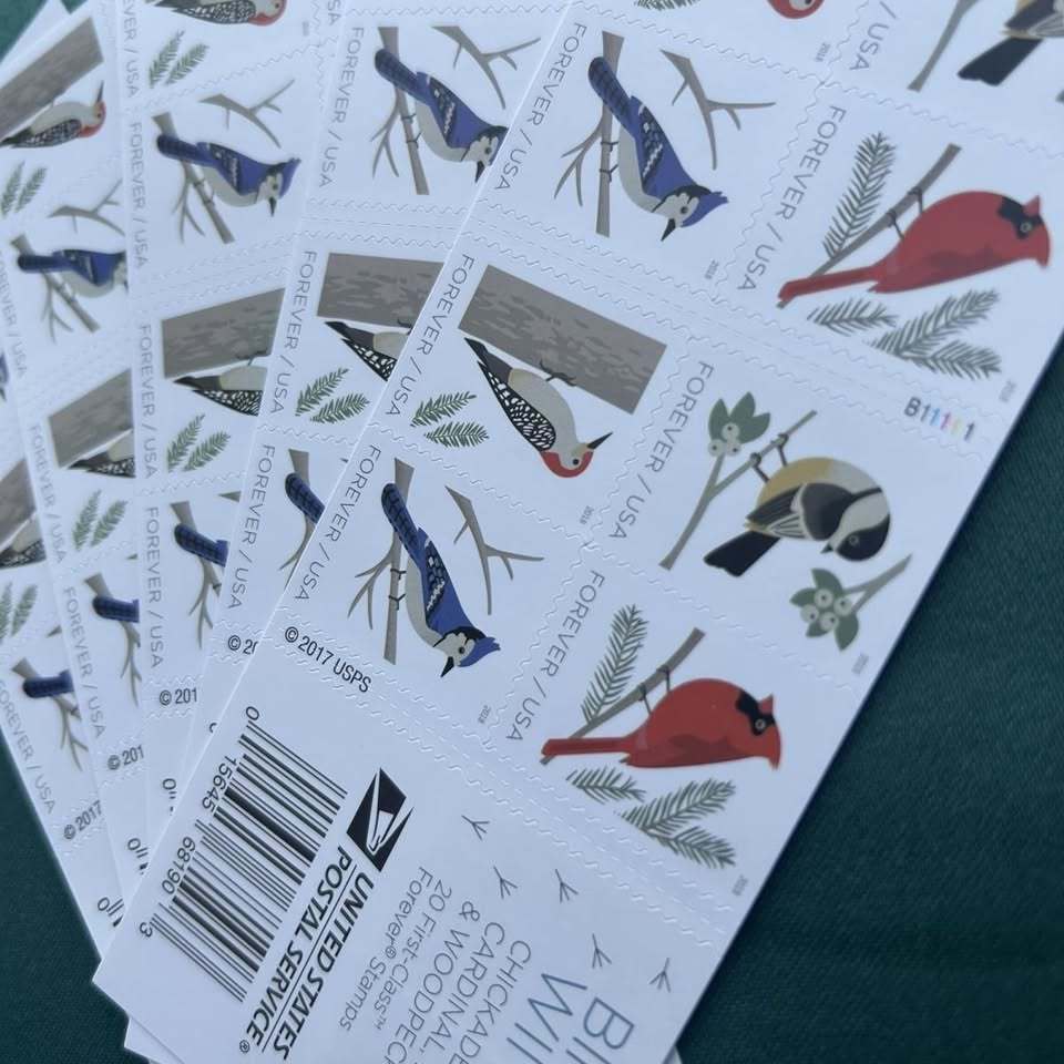 2018 Birds in Winter  Forever First Class Postage Stamps