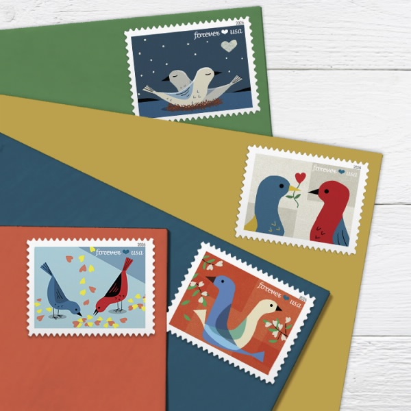 2026 love  Forever First Class Postage Stamps