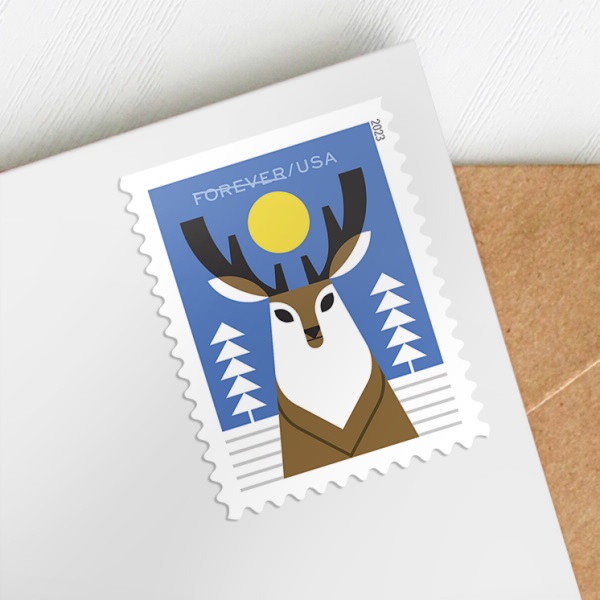2023 Winter Woodland Animals  Forever First Class Postage Stamps