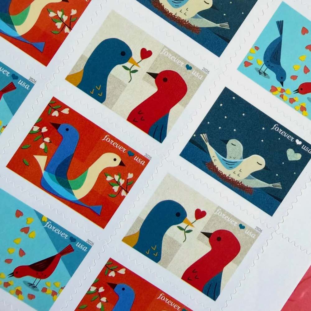 2026 love  Forever First Class Postage Stamps