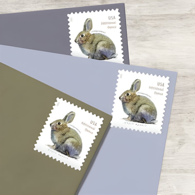 2021 Brush Rabbit  Forever First Class Postage Stamps