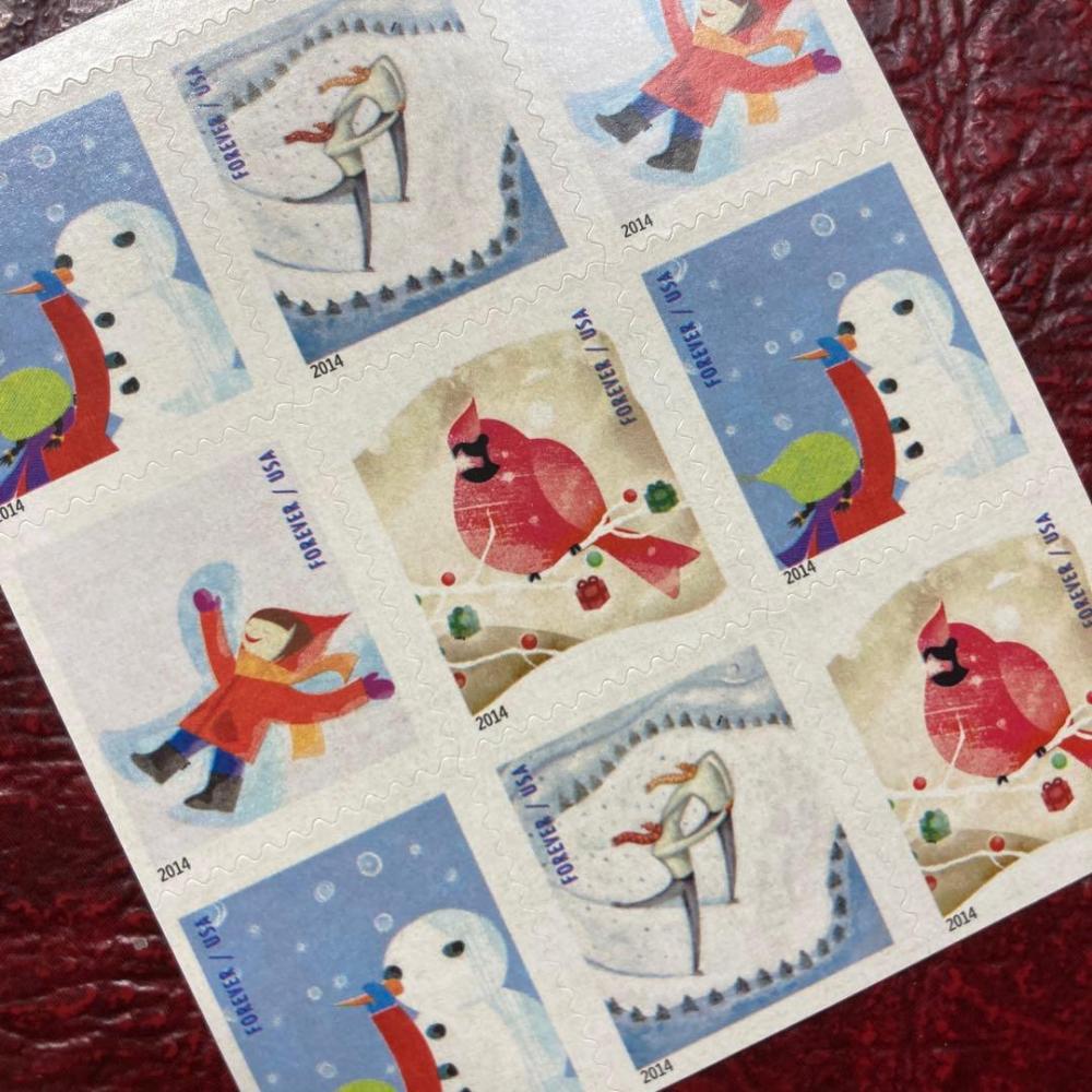 2014 Winter Fun   Forever First Class Postage Stamps