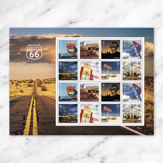 2026 Route 66  Forever First Class Postage Stamps