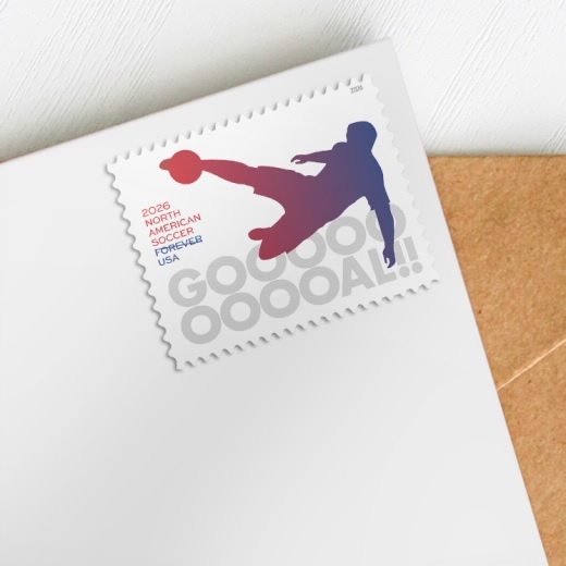 2026 North American Soccer  Forever First Class Postage Stamps