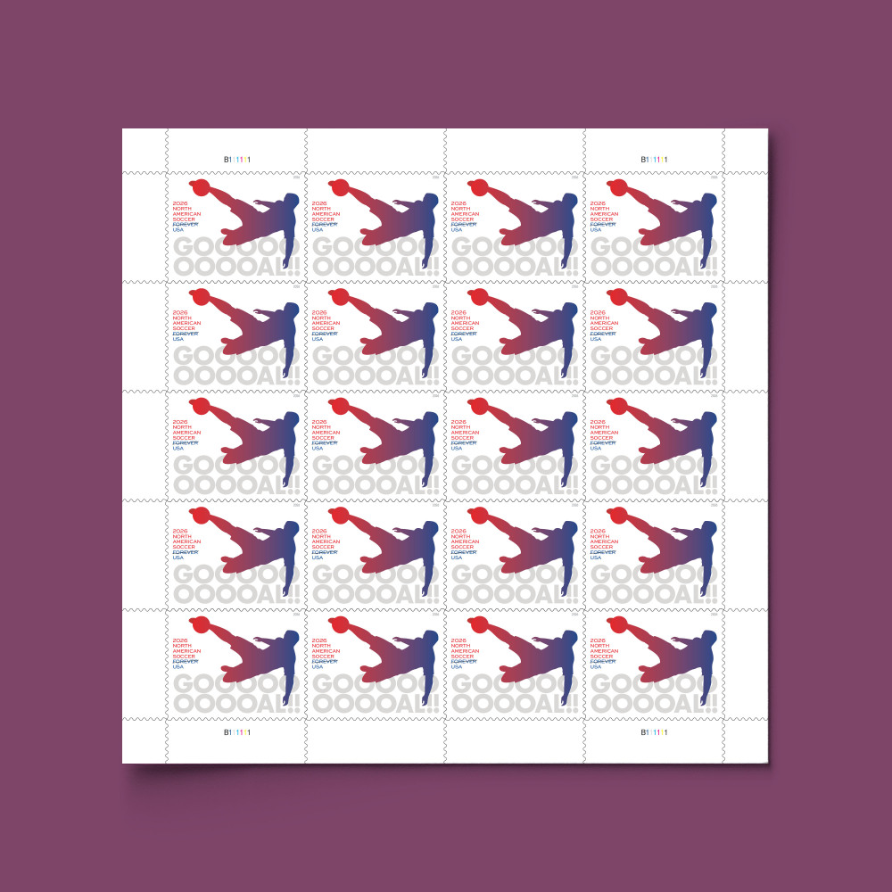 2026 North American Soccer  Forever First Class Postage Stamps