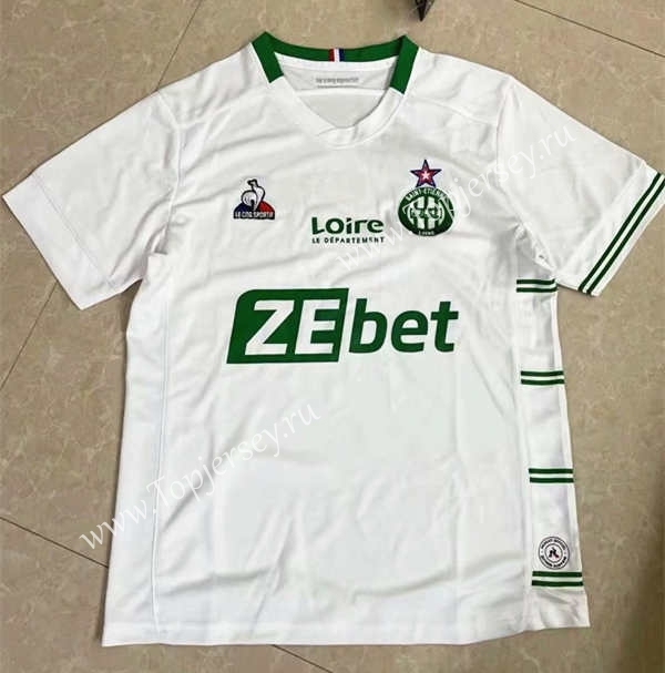 2021-2022 AS Saint-étienne Away White Thailand Soccer Jersey AAA-512