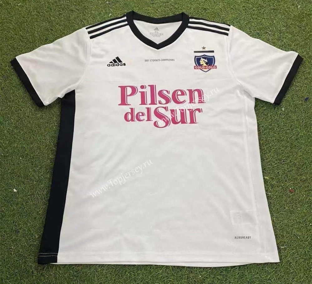 30 Commemorative Edition Colo-Colo White Thailand Soccer Jersey AAA-503