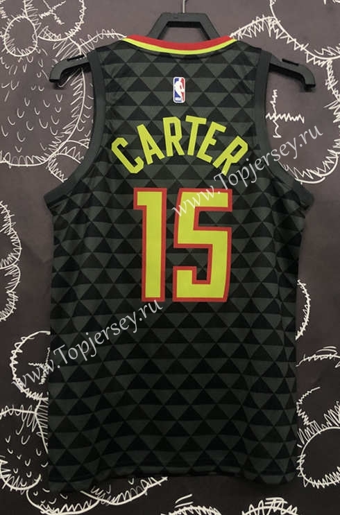 Atlanta Hawks Black #15 NBA Jersey-311