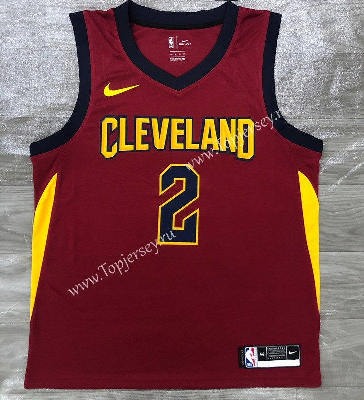 2017 Cleveland Cavaliers Burgundy #2 NBA Jersey-311