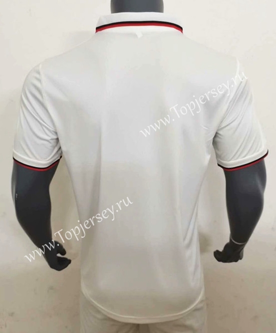 Retro Version 93-94 AC Milan Away White Thailand Soccer Jersey AAA-416