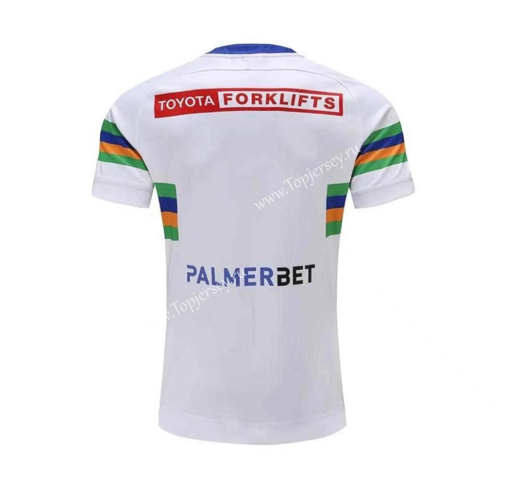 2022-2023 Raiders Away White Thailand Rugby Jersey