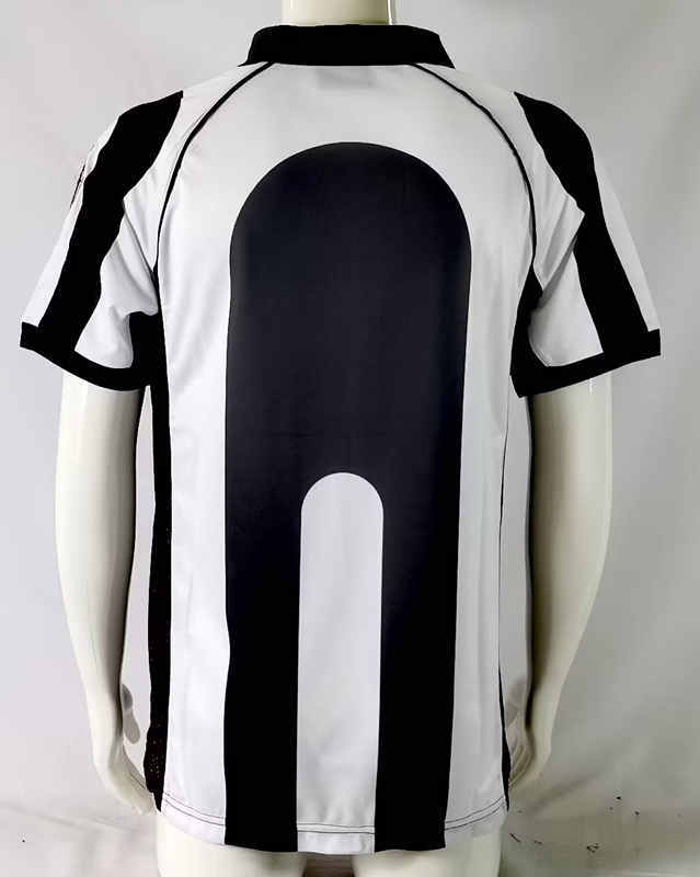 Retro Version 97-99 Juventus Home Black&White Thailand Soccer Jersey AAA-503