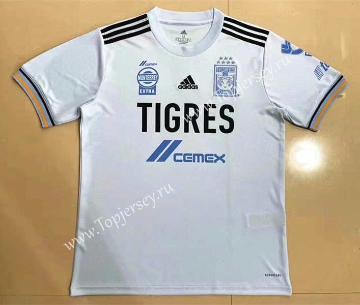 2021-2022 Tigres UANL Away White Thailand Soccer Jersey AAA-908