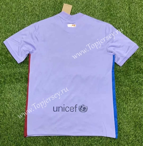 2021-2022 Barcelona Away Purple Thailand Soccer Jersey AAA-407