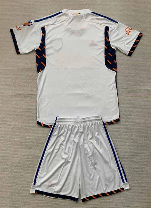 2024-2025 FC Cincinnati Away White Kids/Youth Soccer Uniform-AY
