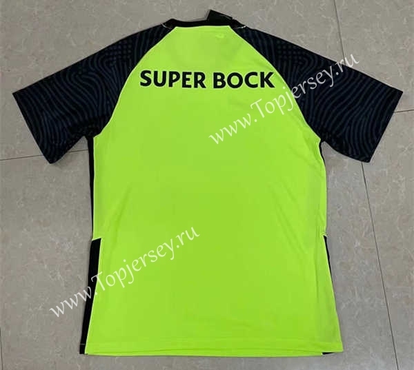 2021-2022 Sporting Clube de Portugal Away Fluorescent Green Thailand Soccer Jersey AAA-512