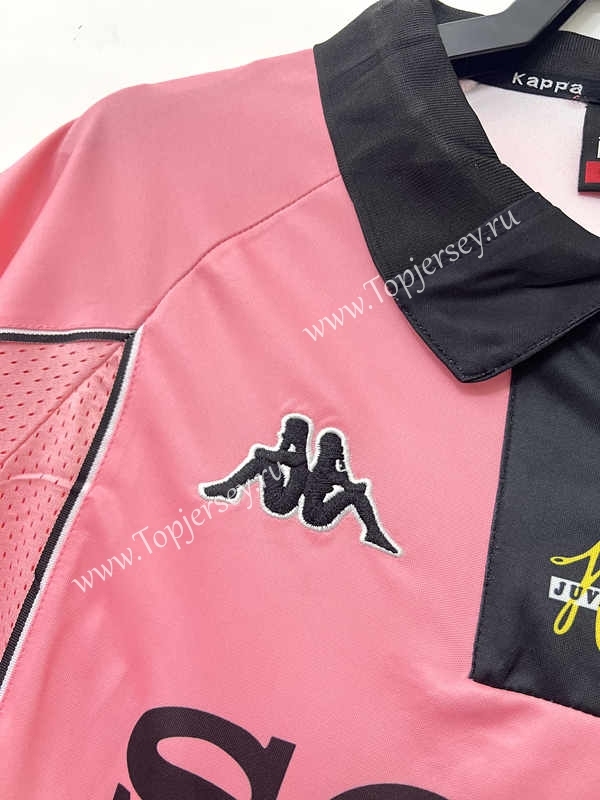 Retro Version 97-98 Juventus Away Pink Thailand Soccer Jersey AAA-811