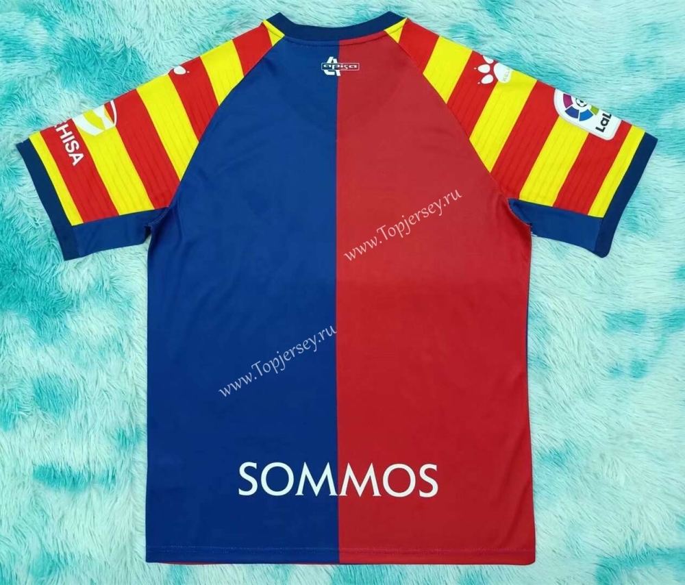Commemorative Edition Huesca Red&Blue Thailand Soccer Jersey AAA-HR