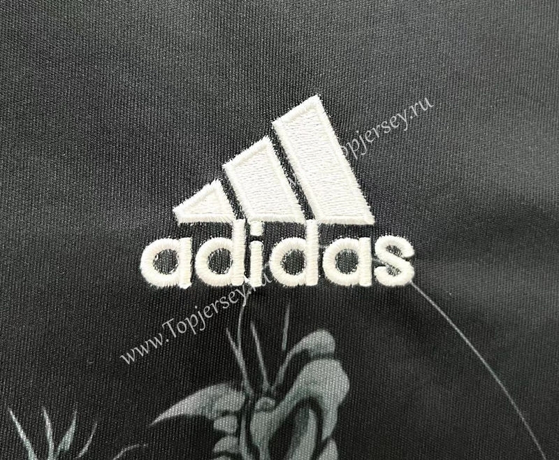 Retro Version 14-15 Real Madrid 2nd Away Black LS Thailand Soccer Jersey AAA-811