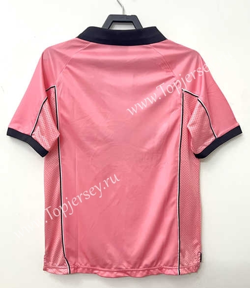 Retro Version 97-98 Juventus Away Pink Thailand Soccer Jersey AAA-811