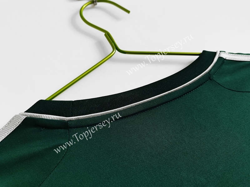 Retro Version 12-13 Real Madrid 2nd Away Green LS Thailand Soccer Jersey AAA-C1046