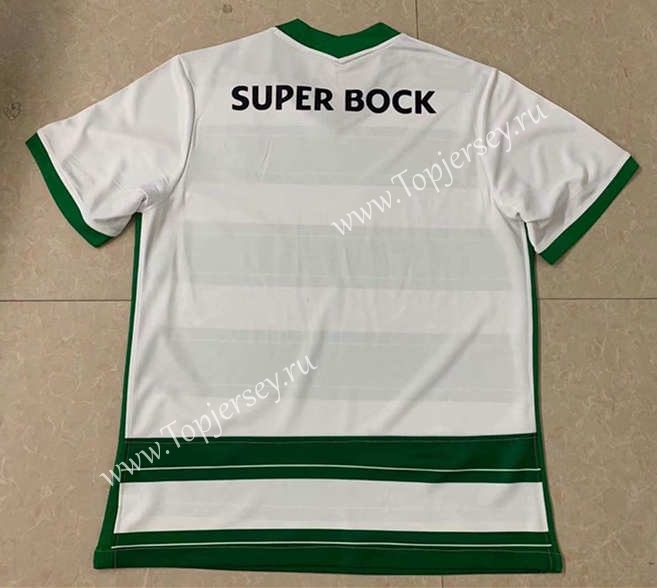 2021-2022 Sporting Clube de Portugal Home White and Green Thailand Soccer Jersey AAA-512
