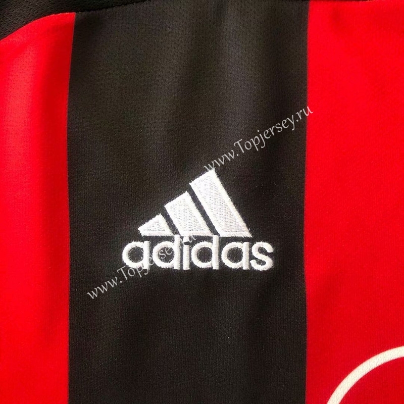 Retro Version 2000-2002 AC Milan Home Red&Black Thailand Soccer Jersey AAA-HR