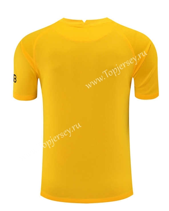 2021-2022 Paris SG Goalkeeper Yellow Thailand Soccer Jersey-418