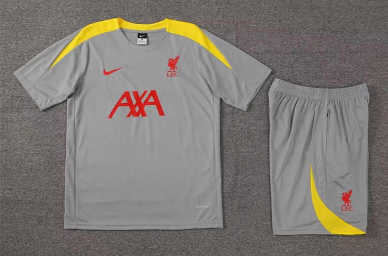 2024-2025 Liverpool Light Gray Thailand Soccer Uniform-4627