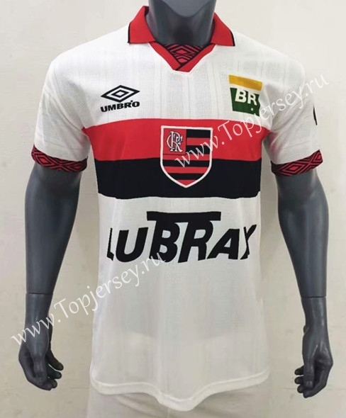 100th Anniversary Edition Flamengo Away White Thailand Soccer Jersey AAA-416