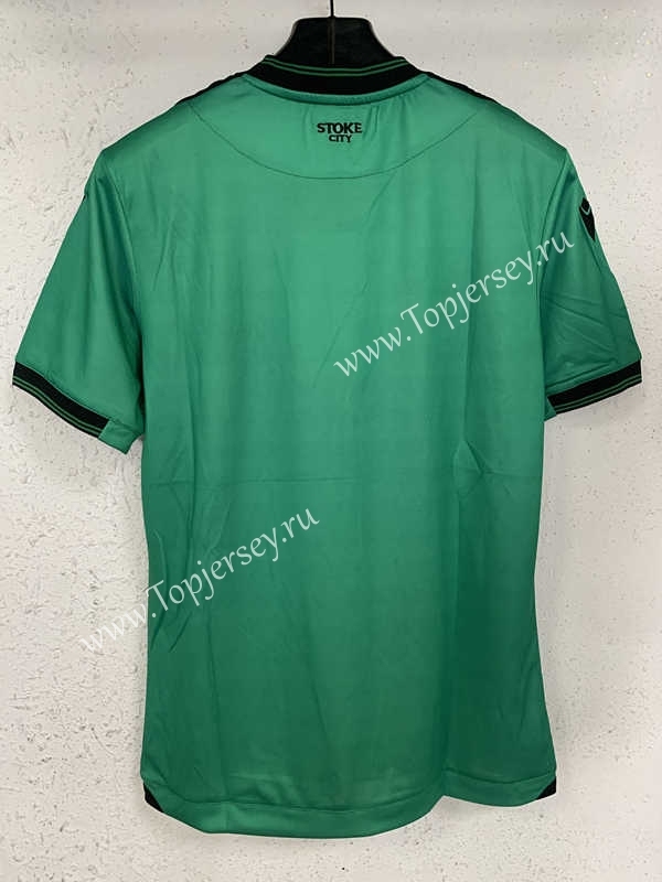 2021-2022 Stoke City Away Green Thailand Soccer Jersey AAA-XY