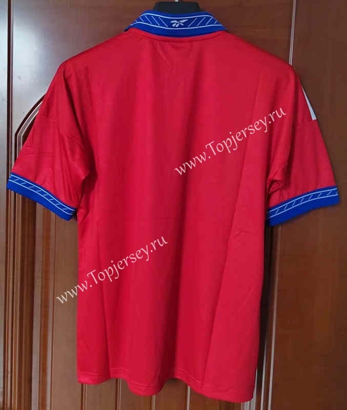 Retro Version 1998 Chile Home Red Thailand Soccer Jersey AAA-7T