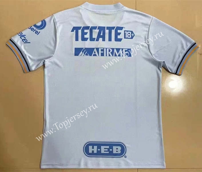 2021-2022 Tigres UANL Away White Thailand Soccer Jersey AAA-908
