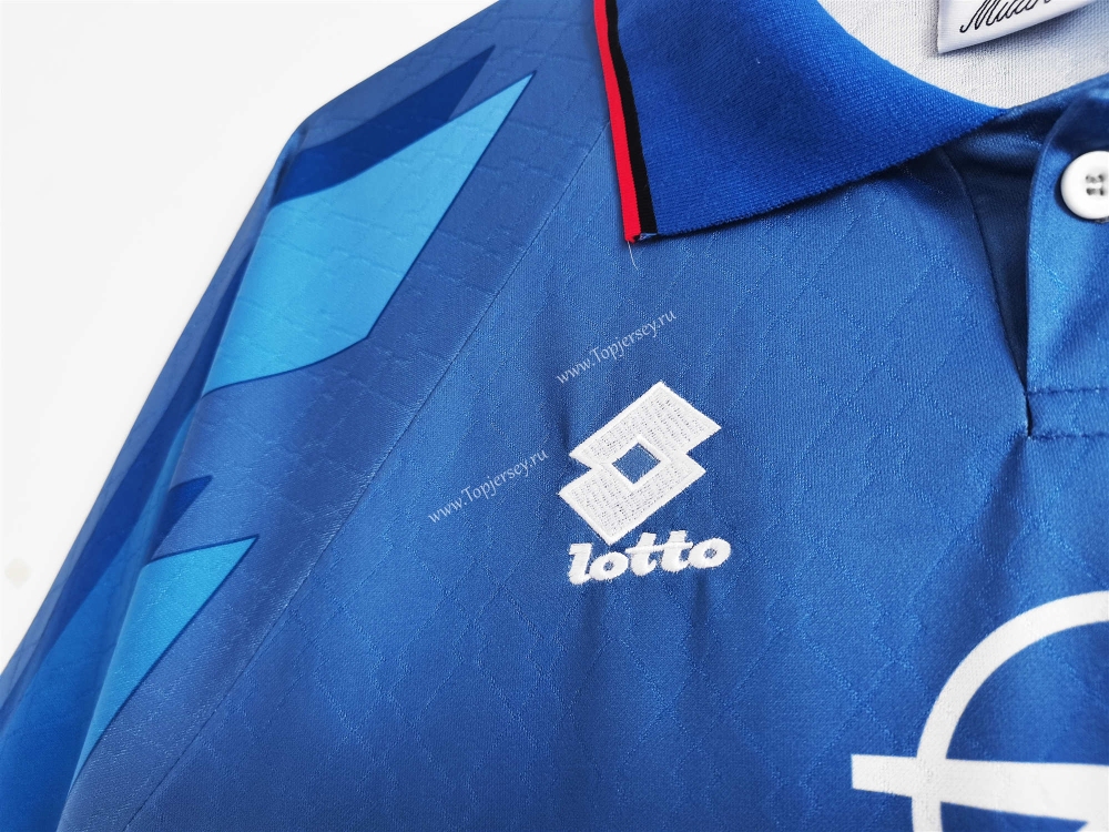 Retro Version 95-96 AC Milan Away Blue Thailand Soccer Jersey AAA-C1046