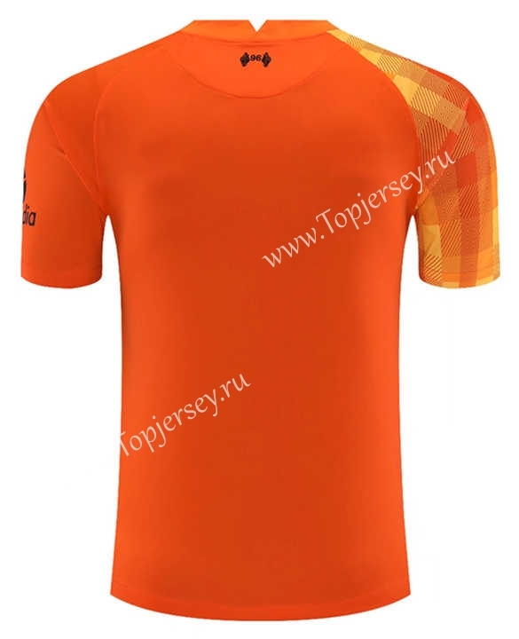 2021-2022 Liverpool Goalkeeper Orange Thailand Soccer Jersey-418