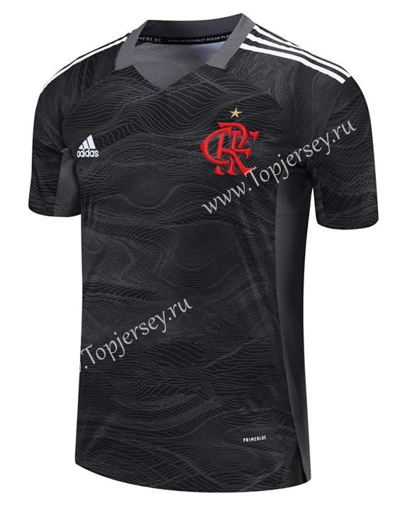 2021-2022 Flamengo Goalkeeper Black Thailand Soccer Jersey-418