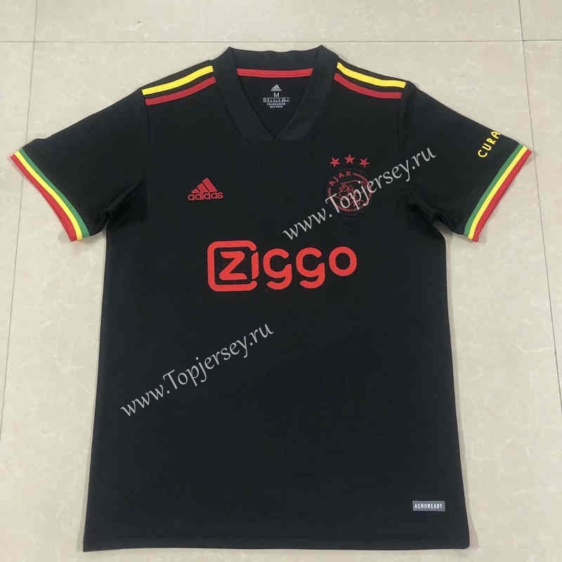 2021-2022 Ajax 3rd Away Black Thailand Soccer Jersey AAA
