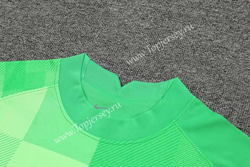 2021-2022 Barcelona Goalkeeper Green Thailand Soccer Jersey-418