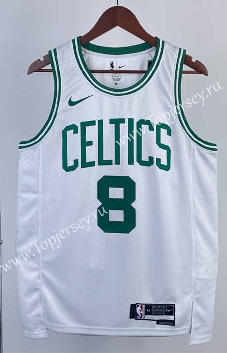 2023 Boston Celtics White #8 NBA Jersey-311