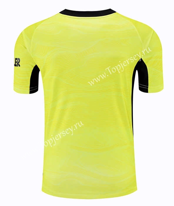 2021-2022 Manchester United Goalkeeper Yellow Thailand Soccer Jersey AAA