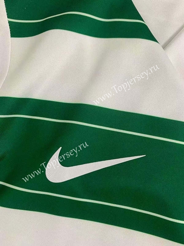 2021-2022 Sporting Clube de Portugal Home White and Green Thailand Soccer Jersey AAA-512