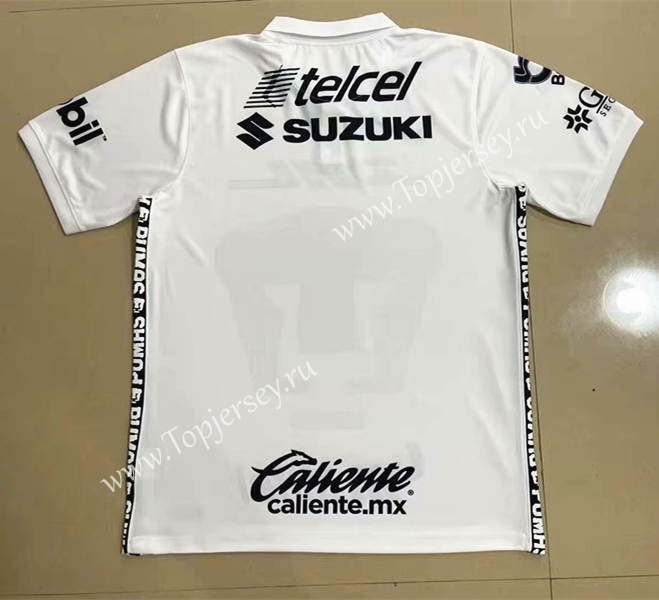2021-2022 Pumas UNAM Home White Thailand Soccer Jersey AAA-908