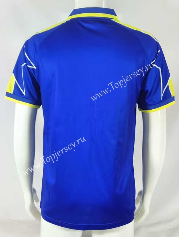 Retro Version 96-97 Juventus Away Blue Thailand Soccer Jersey AAA-503