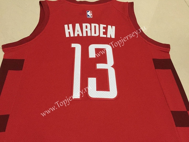 Earned Edition Houston Rockets Red #13 NBA Jersey