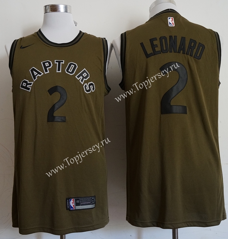 Toronto Raptors Army Green #2 NBA Jersey