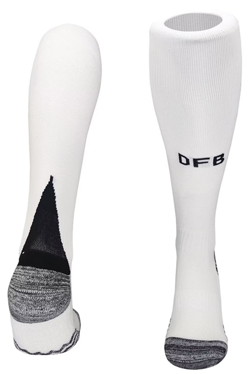 2024-2025 Germany Home White Thailand Soccer Socks