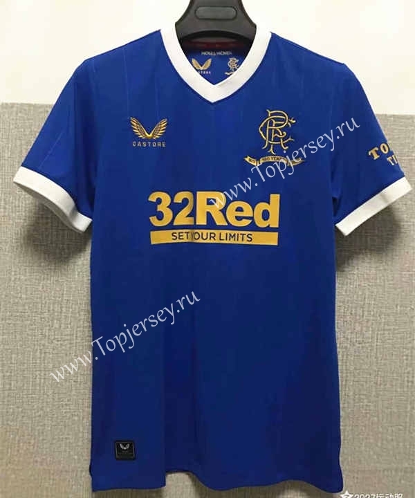 2021-2022 Rangers Home Blue Thailand Soccer Jersey AAA-2027