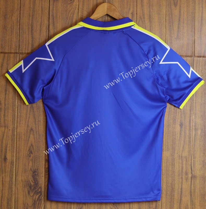Retro Version 95-96 Juventus Blue Thailand Soccer Jersey AAA-SL